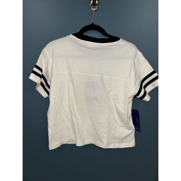 NWT Women's S Georgia Bulldogs Mitchell & Ness Cropped Ringer Shirt, MSRP - Picture 4 of 4